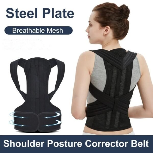 Adjustable Magnetic Posture Corrector | Back Brace Lumbar Support