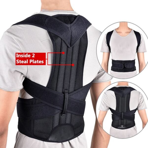 Adjustable Magnetic Posture Corrector | Back Brace Lumbar Support