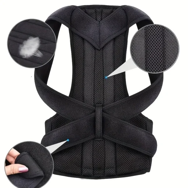 Adjustable Magnetic Posture Corrector | Back Brace Lumbar Support