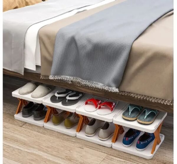 5-Layer Stackable Vertical Shoe Rack | Space Saving Organizer