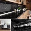 Black Marble Self Adhesive Sheet | 60CMx200CM