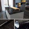 Black Marble Self Adhesive Sheet | 60CMx200CM