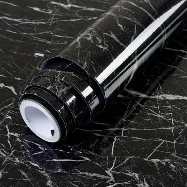 Black Marble Self Adhesive Sheet | 60CMx200CM