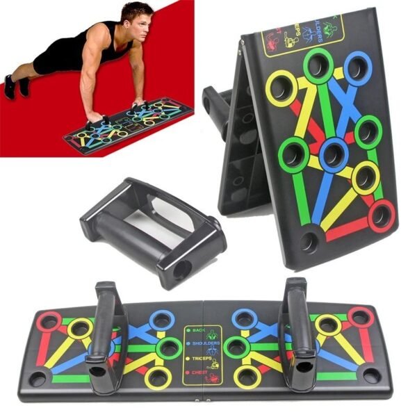 9-in-1 Push Up Rack Board | Comprehensive Fitness Exercise System