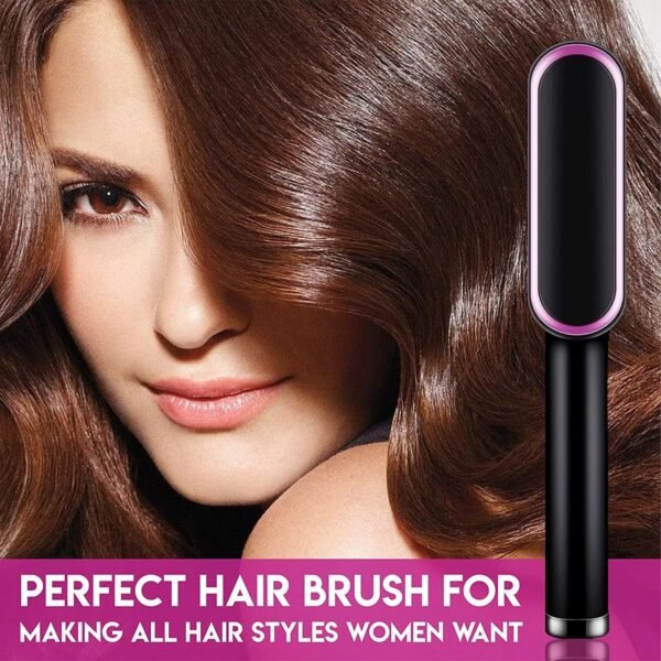 909 Hair Straightener Brush | Comb Style for Girls