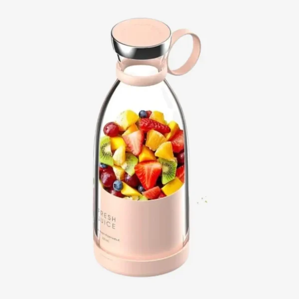 Portable Electric Blender Bottle Juicer | USB Chargeable, 6 Blades, 380ml