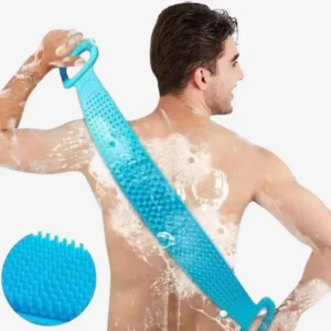 Silicone Bath Body Brush | Exfoliating Back Scrubber, Eco-Friendly