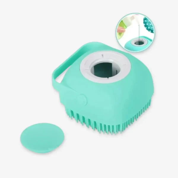 Silicone Bath Body Brush | Exfoliating Scrub Brush with Soap Dispenser
