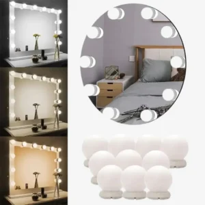 Vanity Mirror Light LED Bulbs For Makeup Mirror Stand (10 Bulbs)
