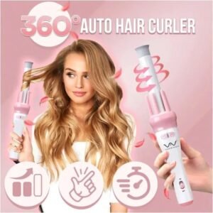 Automatic Hair Curler | 360° Rotating Styling Roller, Ceramic Heat