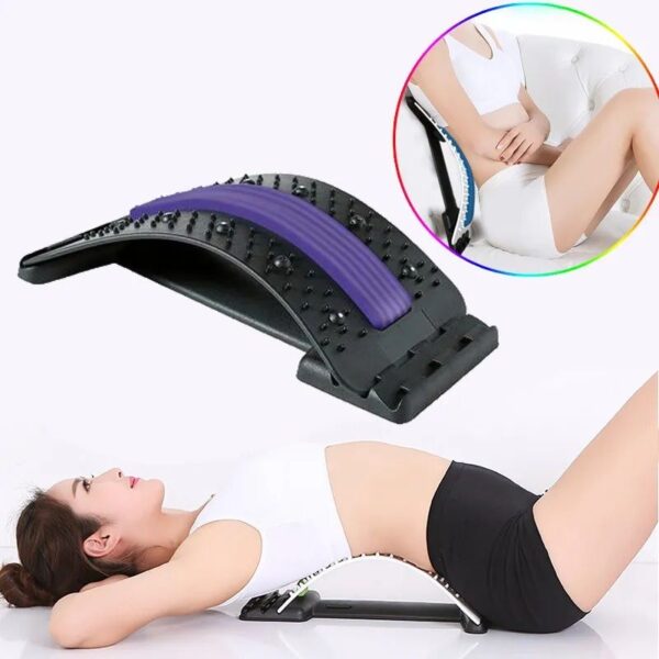 Back Stretcher for Spine | Lumbar Support and Pain Relief Massager
