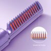 Cordless Hair Straightener Brush | Anti-Scald, USB Rechargeable