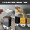 Plastic Wall Mounted Cereal Dispenser | Single Dry Food Storage Box