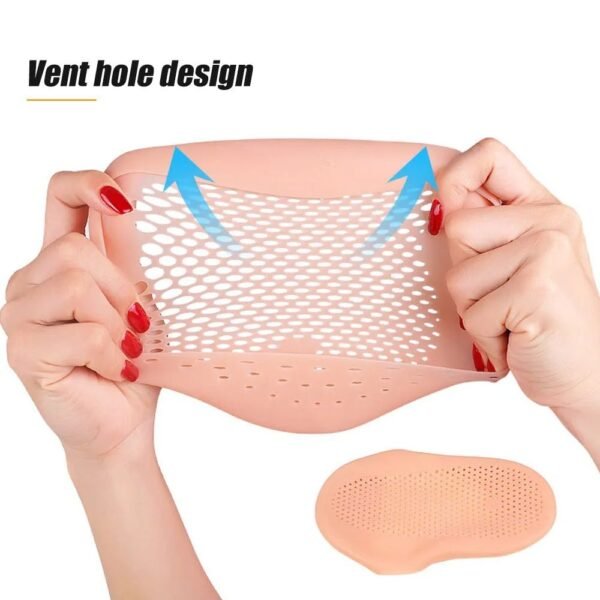 Full Cover Elastic Hole Heel Socks | Soft Silicone Pedicure Feet Care