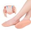 Full Cover Elastic Hole Heel Socks | Soft Silicone Pedicure Feet Care