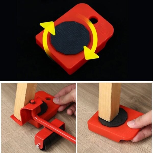Furniture Lifter & Mover Set | 5 Piece Tool for Heavy Furniture