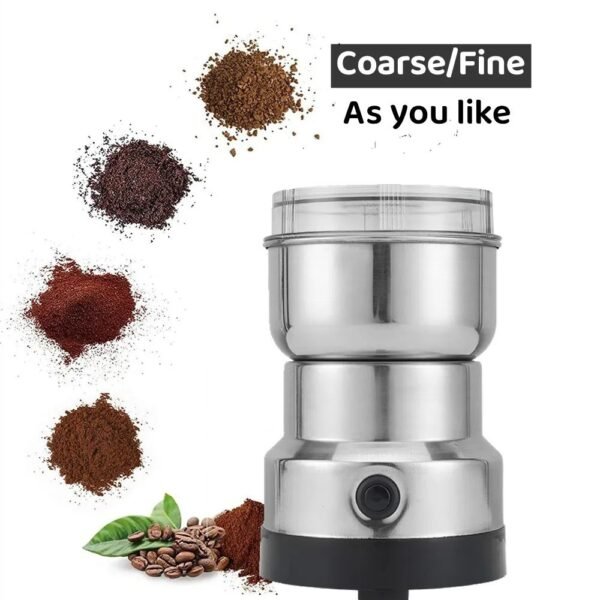 Mini Electric Grinder | Stainless Steel for Coffee & Spices