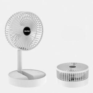Rechargeable Mini Folding Telescopic Fan | USB Floor Fan