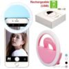 Mobile Selfie Ring Light | Rechargeable with Flash Mode