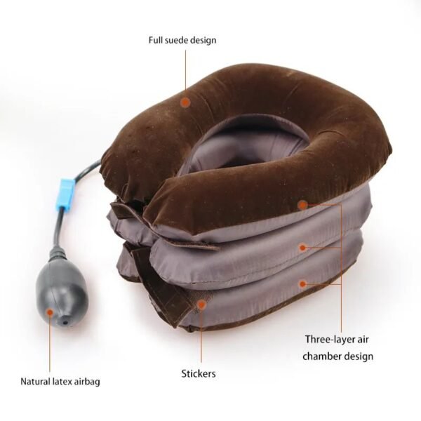 Inflatable Neck Stretcher | Cervical Collar Pillow for Pain Relief