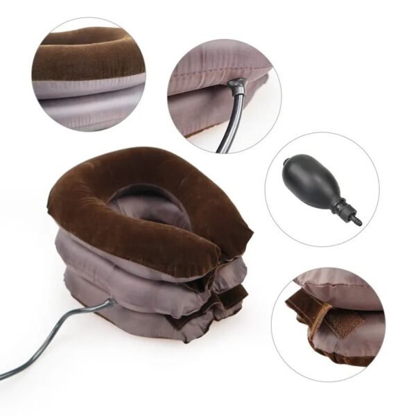 Inflatable Neck Stretcher | Cervical Collar Pillow for Pain Relief