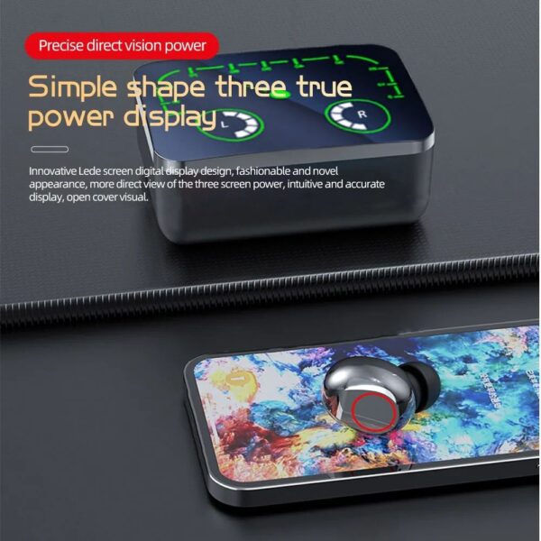 New M90 Max TWS Wireless Earbuds | HiFi Stereo with 1200mAh Battery