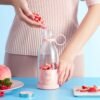 Portable Electric Blender Bottle Juicer | USB Chargeable, 6 Blades, 380ml