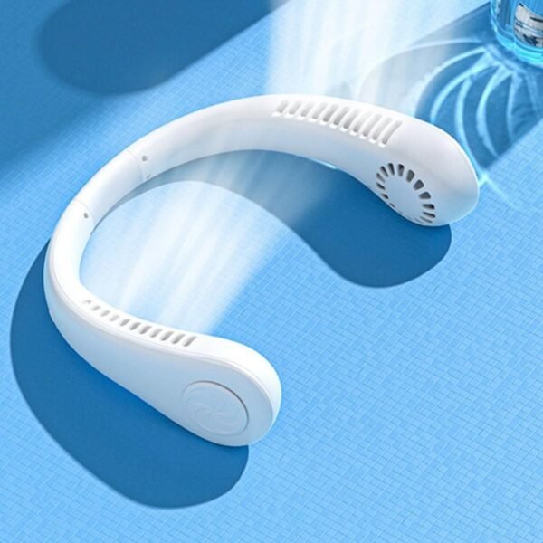Portable Neck Fan | Rechargeable USB Bladeless Hanging Cooler