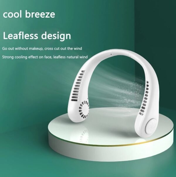 Portable Neck Fan | Rechargeable USB Bladeless Hanging Cooler