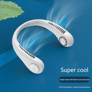 Portable Neck Fan | Rechargeable USB Bladeless Hanging Cooler