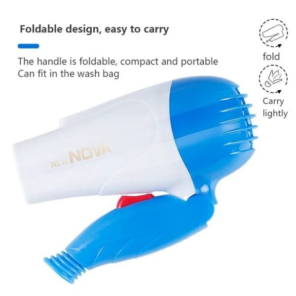 Professional Foldable Hair Dryer | 2 Speeds, 1000 Watt