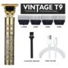 VINTAGE T9 Dragon Style Metal Hair Clipper
