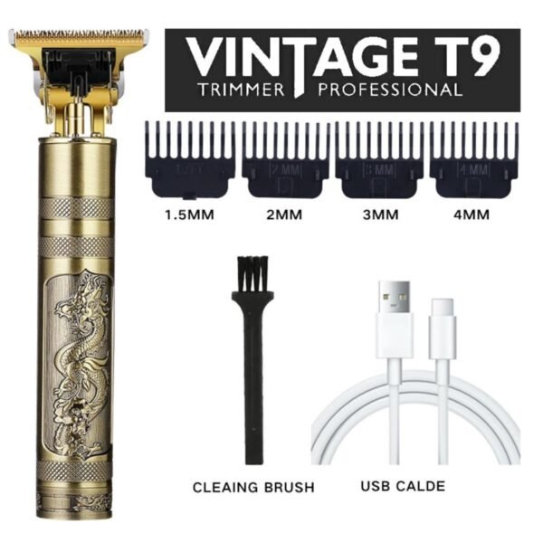 VINTAGE T9 Dragon Style Metal Hair Clipper