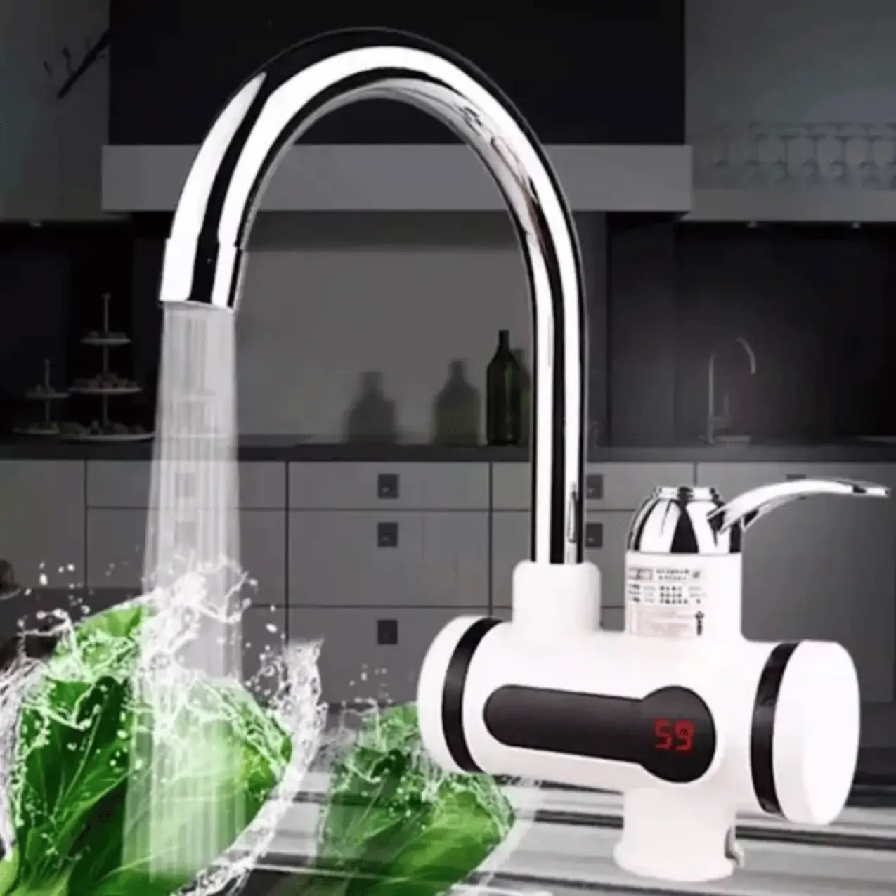 Instant Electric Water Heater Tap – 3 Seconds Fast Heating