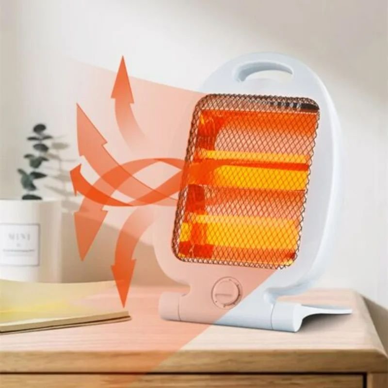 800W Space Heater - Portable Electric Ceramic Heater with 2 Power Levels