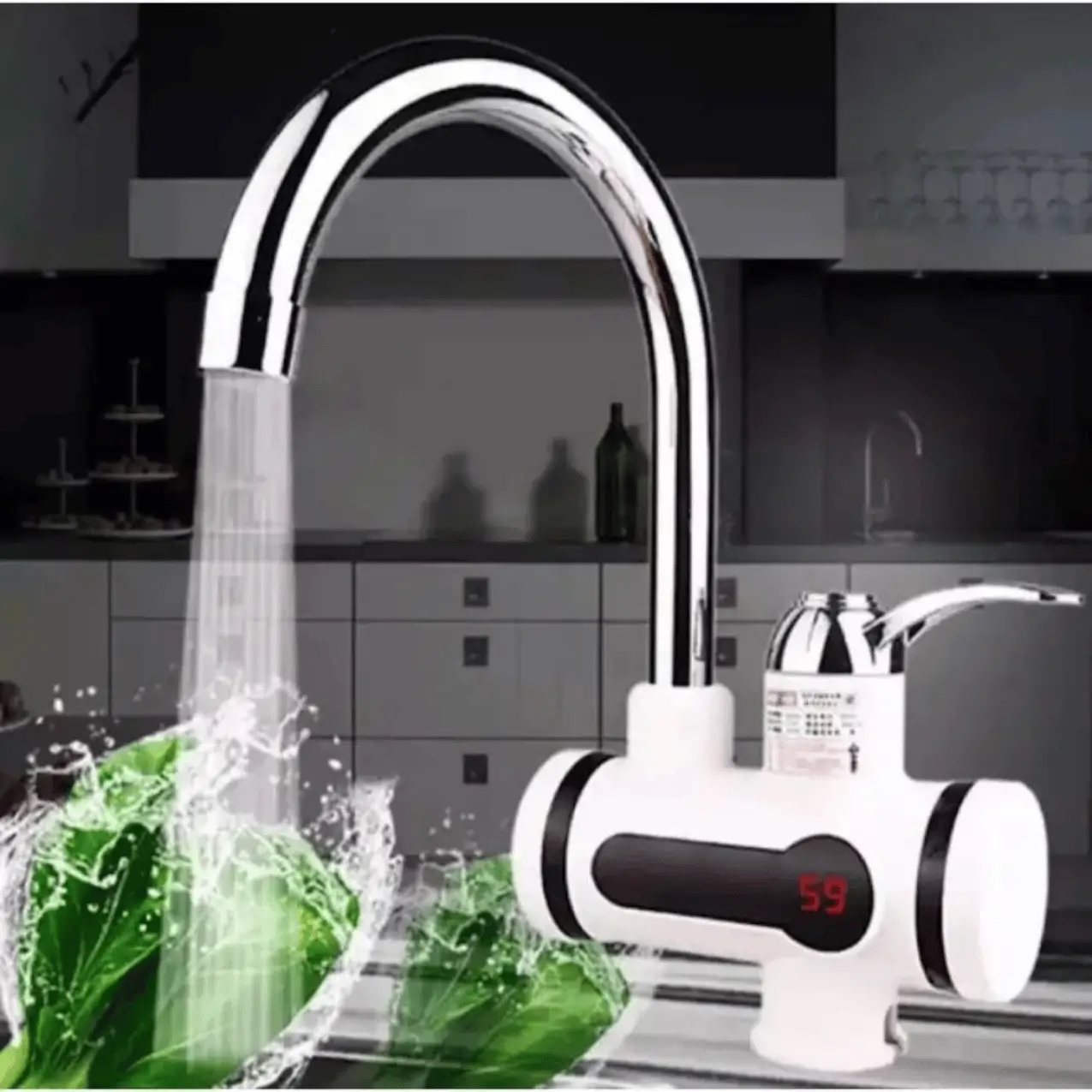 Instant Electric Water Heater Tap – 3 Seconds Fast Heating
