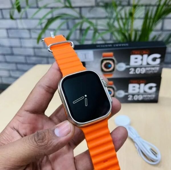 T900 Ultra Smartwatch 49MM - Bluetooth Calling, Infinite Display, Games & Wireless Charging