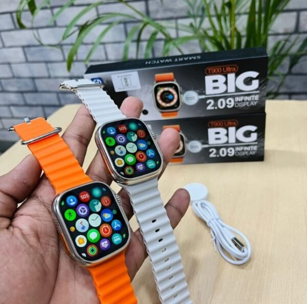 T900 Ultra Smartwatch 49MM - Bluetooth Calling, Infinite Display, Games & Wireless Charging