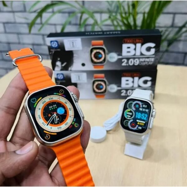 T900 Ultra Smartwatch 49MM - Bluetooth Calling, Infinite Display, Games & Wireless Charging