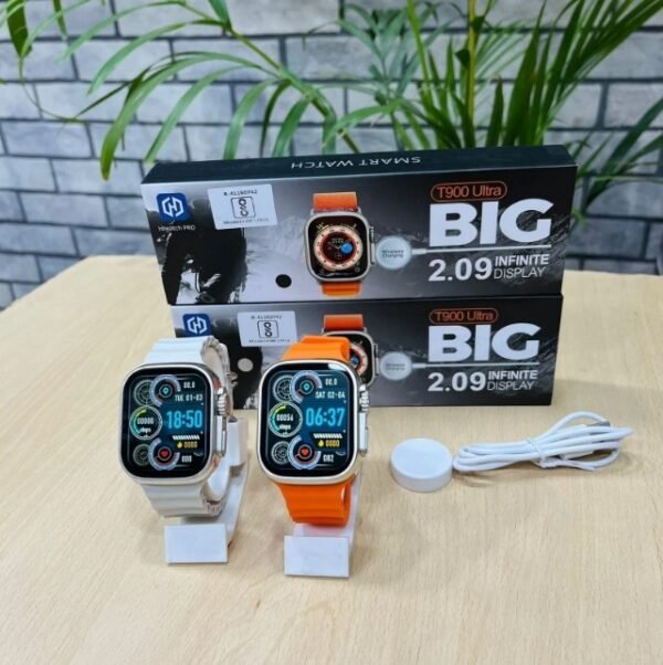 T900 Ultra Smartwatch 49MM - Bluetooth Calling, Infinite Display, Games & Wireless Charging