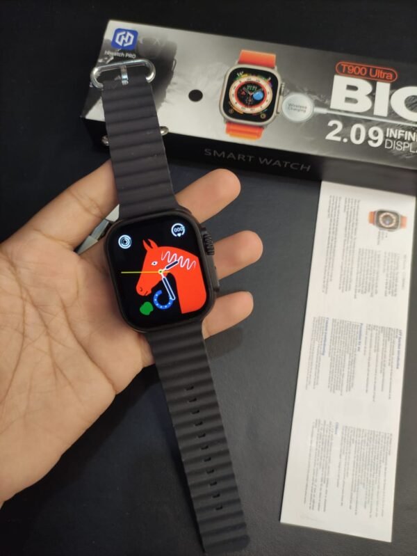 T900 Ultra Smartwatch 49MM - Bluetooth Calling, Infinite Display, Games & Wireless Charging