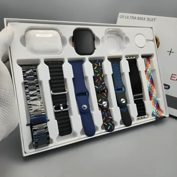 I20 Ultra Max Smart Watch with AirPods – smart watch price in Pakistan | ajspot.store