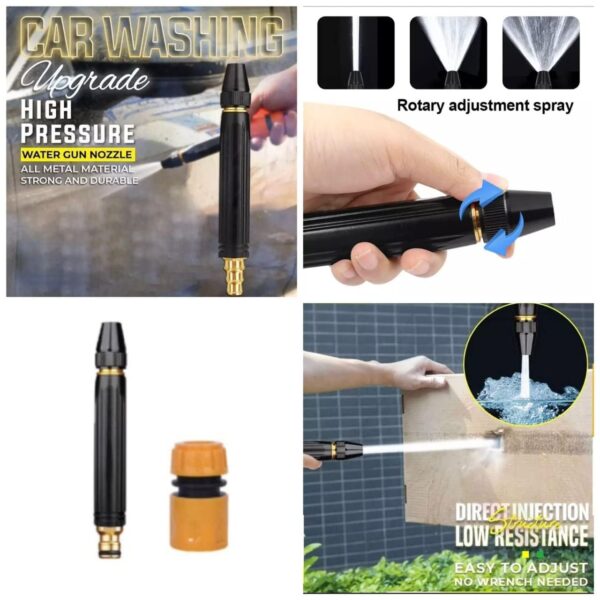 Water pressure gun nozzle – high pressure spray for car wash | Ajspot.store