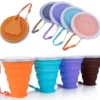 Foldable plastic glass 270ML – premium silicone folding cup by ajspot.store