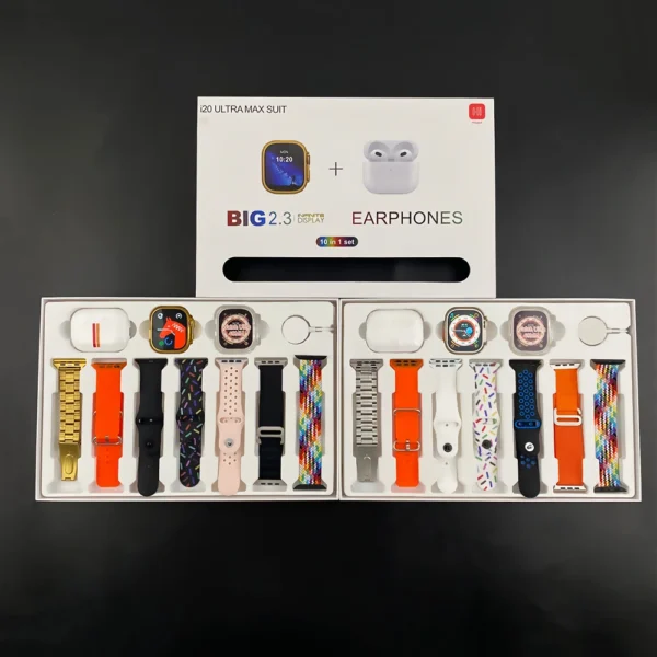 I20 Ultra Max Smart Watch with AirPods – smart watch price in Pakistan | ajspot.store